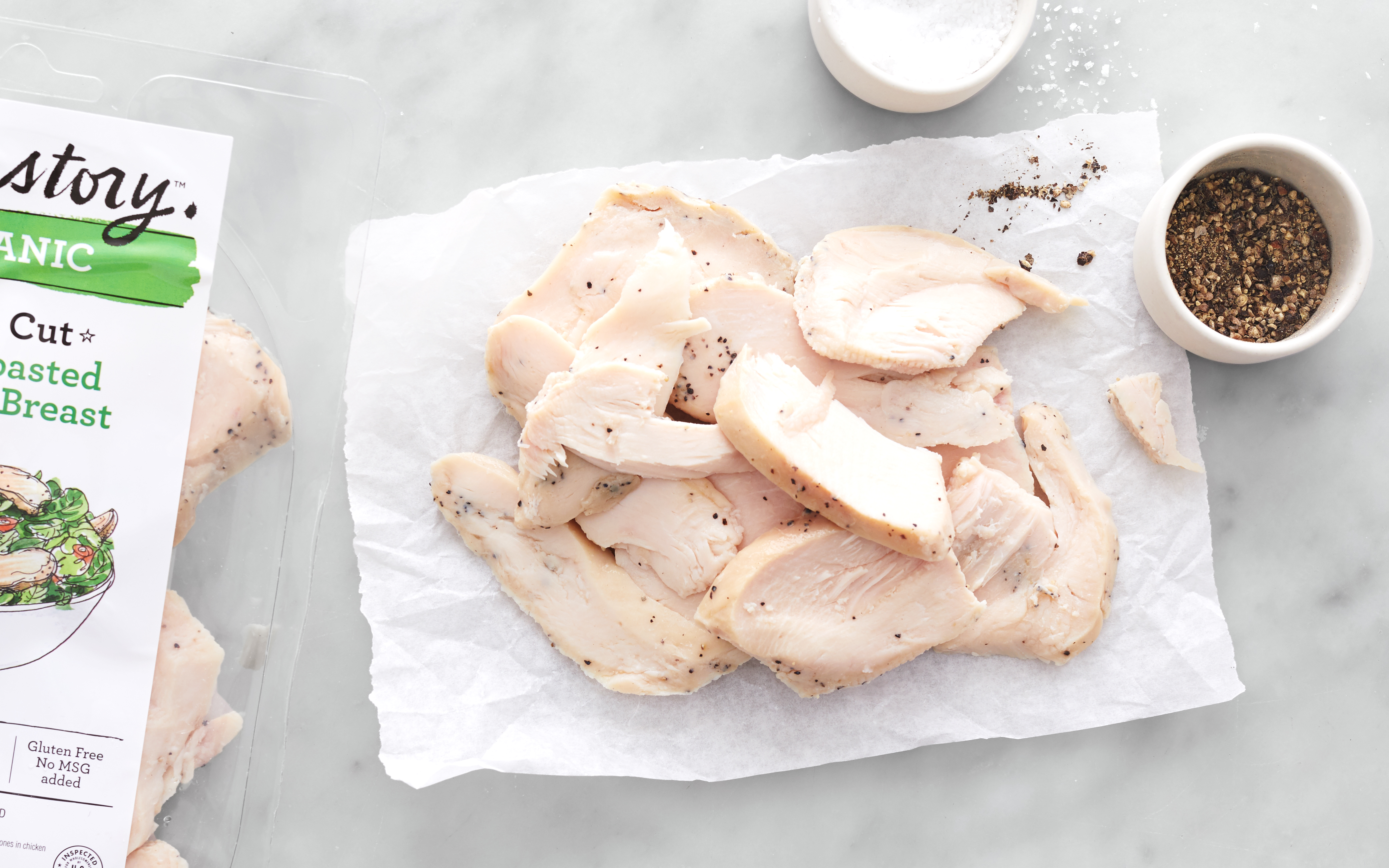 Organic ThickCut Oven Roasted Chicken Breast True Story Foods SF